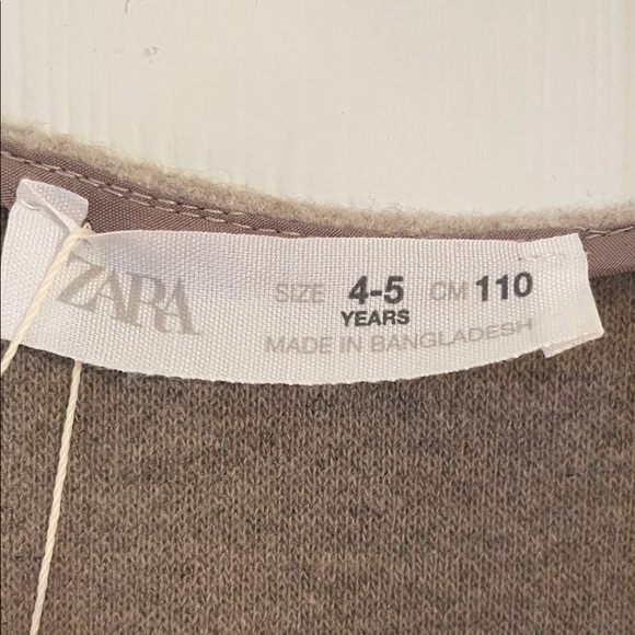 Zara Brown Knit Dress - Picture 2 of 4